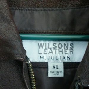 Mens Wilson's leather jacket xl